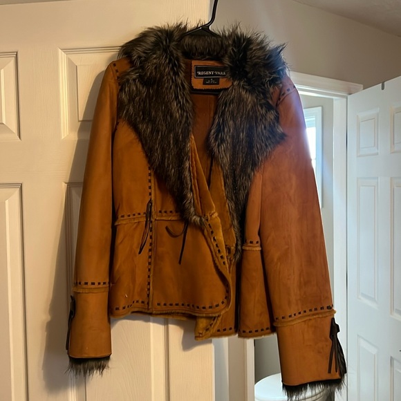 Regent Park Suede Fur Jacket - Picture 1 of 2